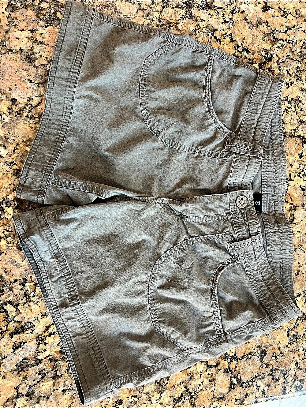 Kihili Kids Cargo Shorts Gray Girls Size 6